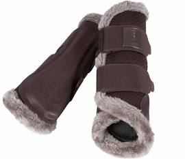 Eskadron Tendon Boots Mesh Faux Fur Platinum